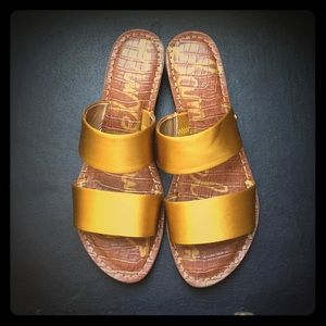 Gold sam Edelman sandals
